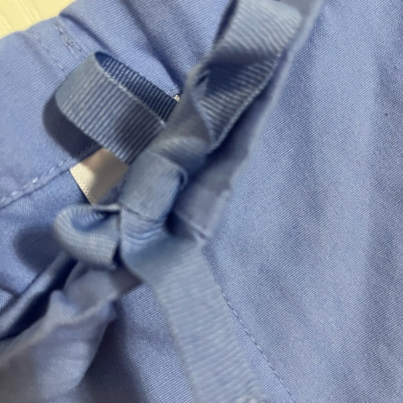 5/$25 Scrub Pants Blue Medical Drawstring Waist small s/ch - Picture 8 of 11